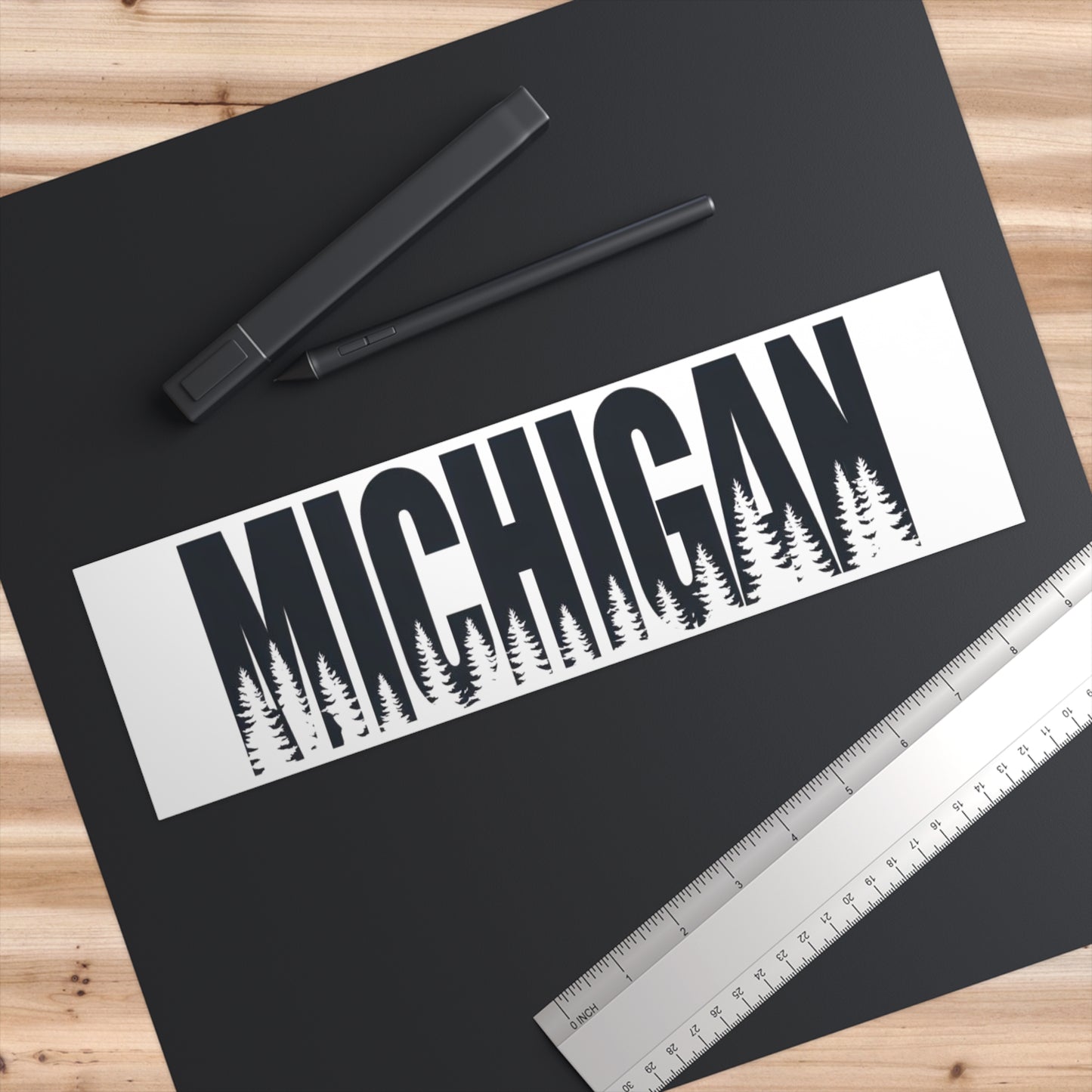 Michigan Great Lakes Camping Bumper Stickers, Mackinac Bridge Travel Car Decals, Outdoors Adventure Vinyl Sticker Pack, Wanderlust Auto