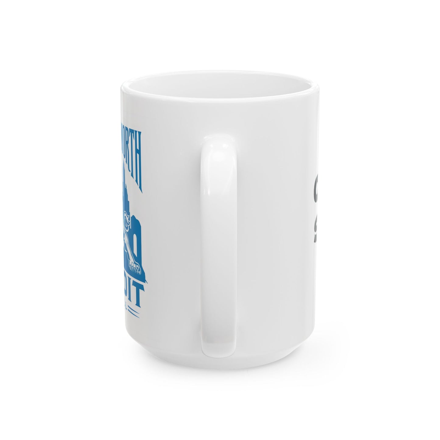 Football Fan Ceramic Mug, Detroit Lions Coffee Cup, Sports Team Personalized Drinkware, King of The North Design, 11oz 15oz