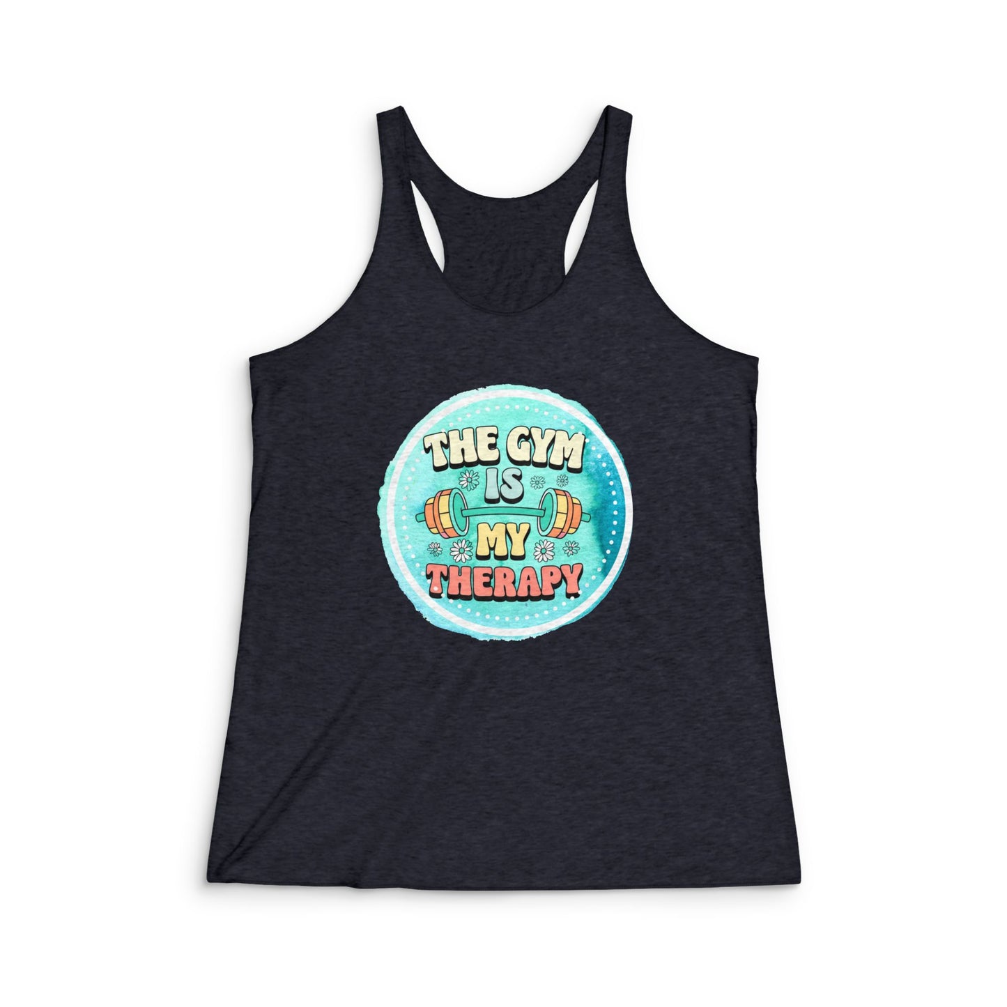 Gym Is My Therapy Tank Top, Workout Tank, Fitness Apparel, Racerback Tank, Gym Shirt for Women,