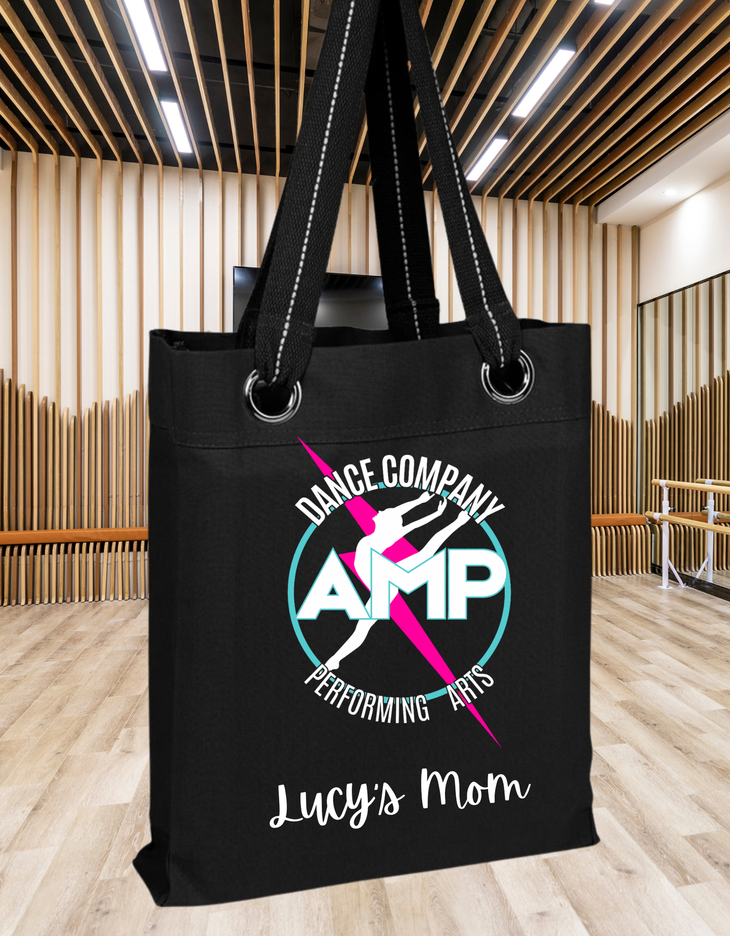 AMP Personalized Dance Mom Tote Bag