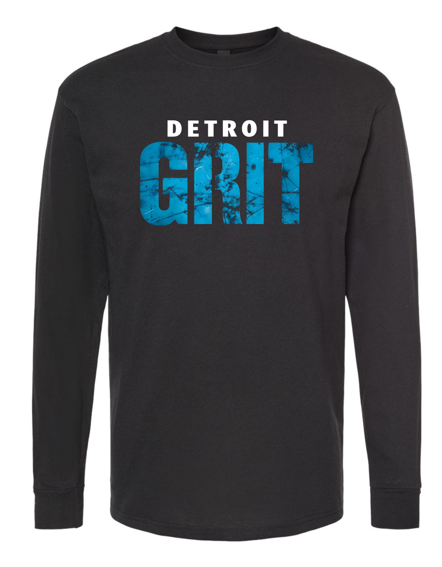 Detroit Grit Unisex Long Sleeve T-Shirt | Bella+Canvas Soft Graphic Tee XS-4XL
