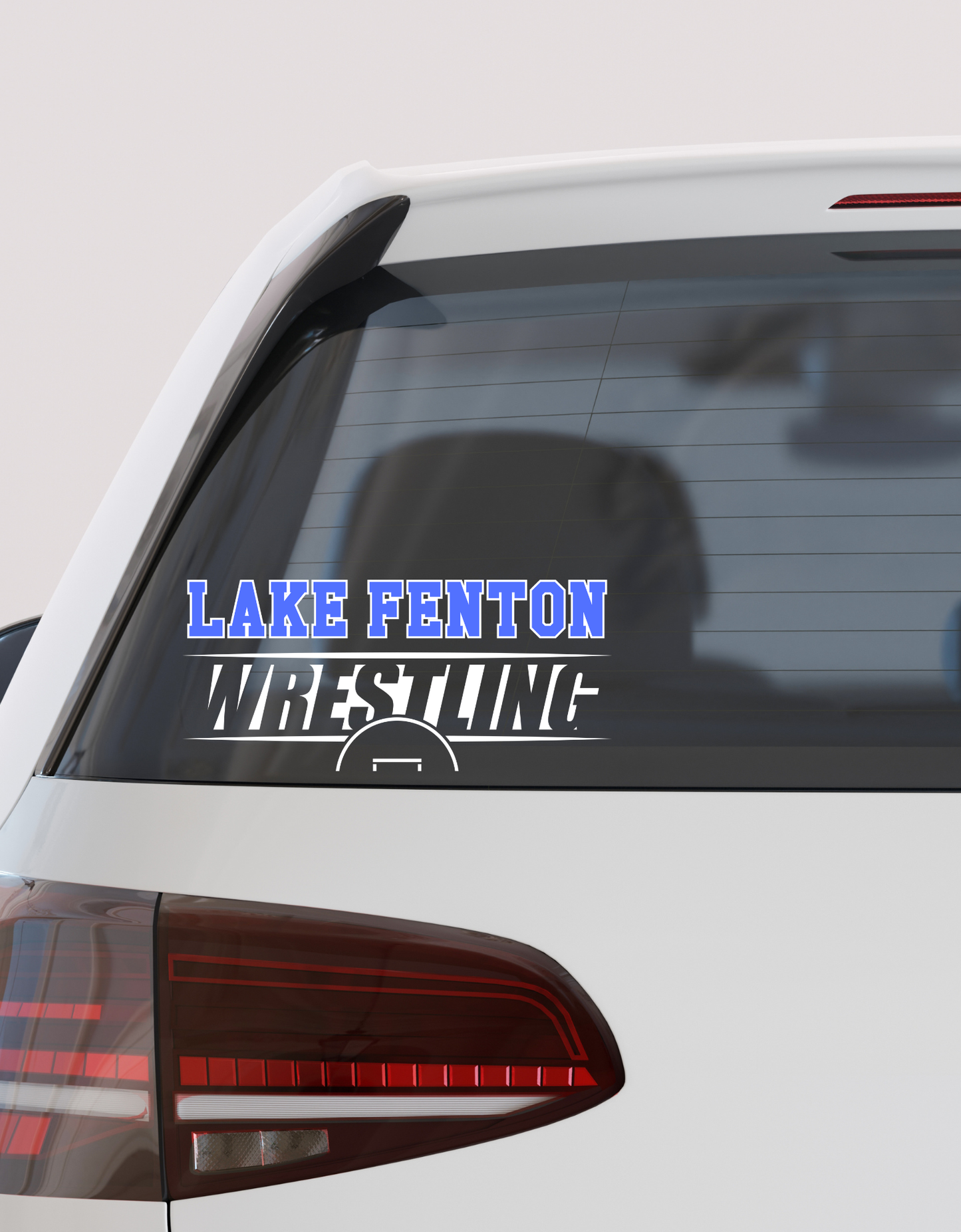 Lake Fenton Wrestling 6" Car Window Decal