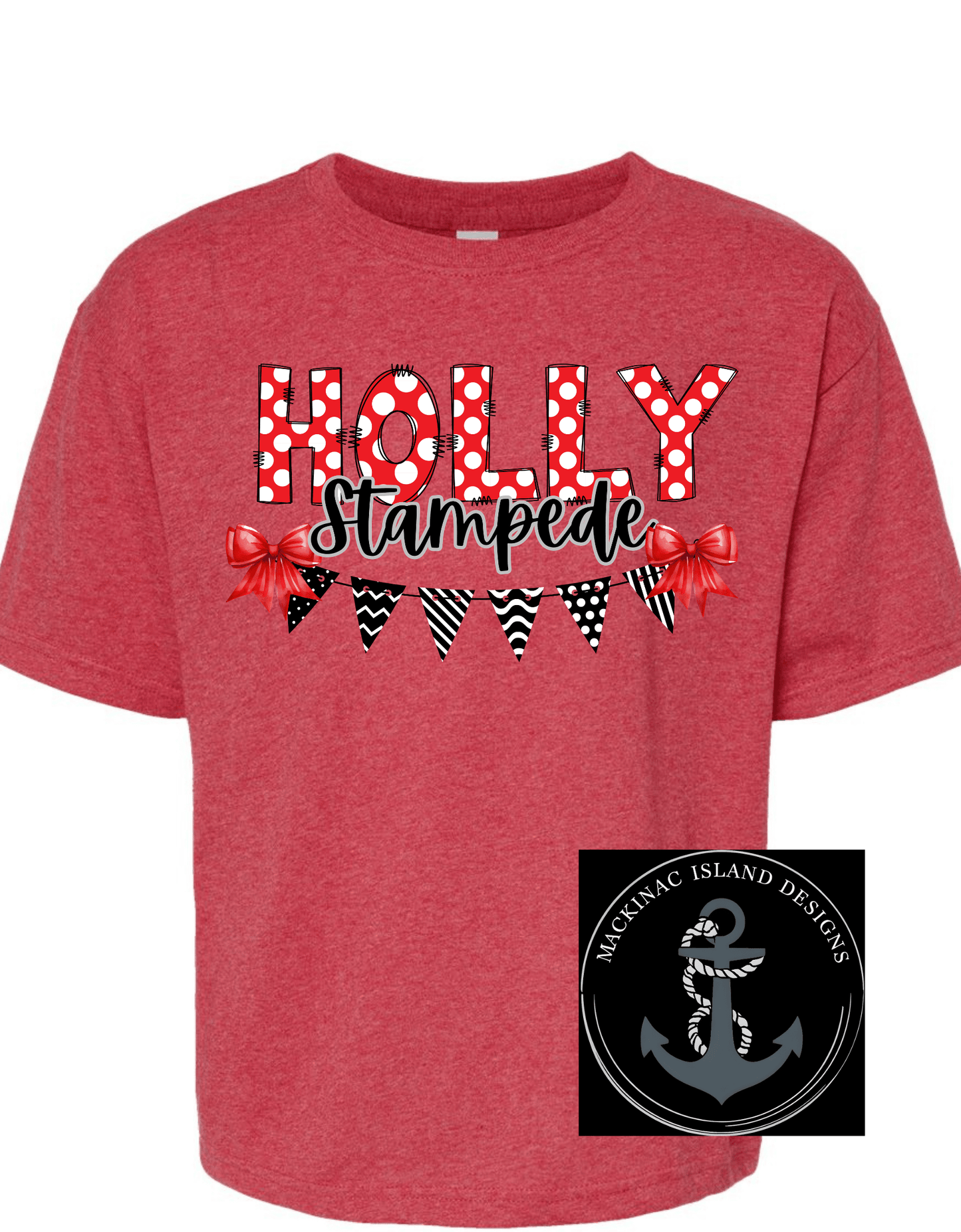 Holly Polka Dot Stampede T-Shirt Sizes Infant, Toddler, Youth Sizes