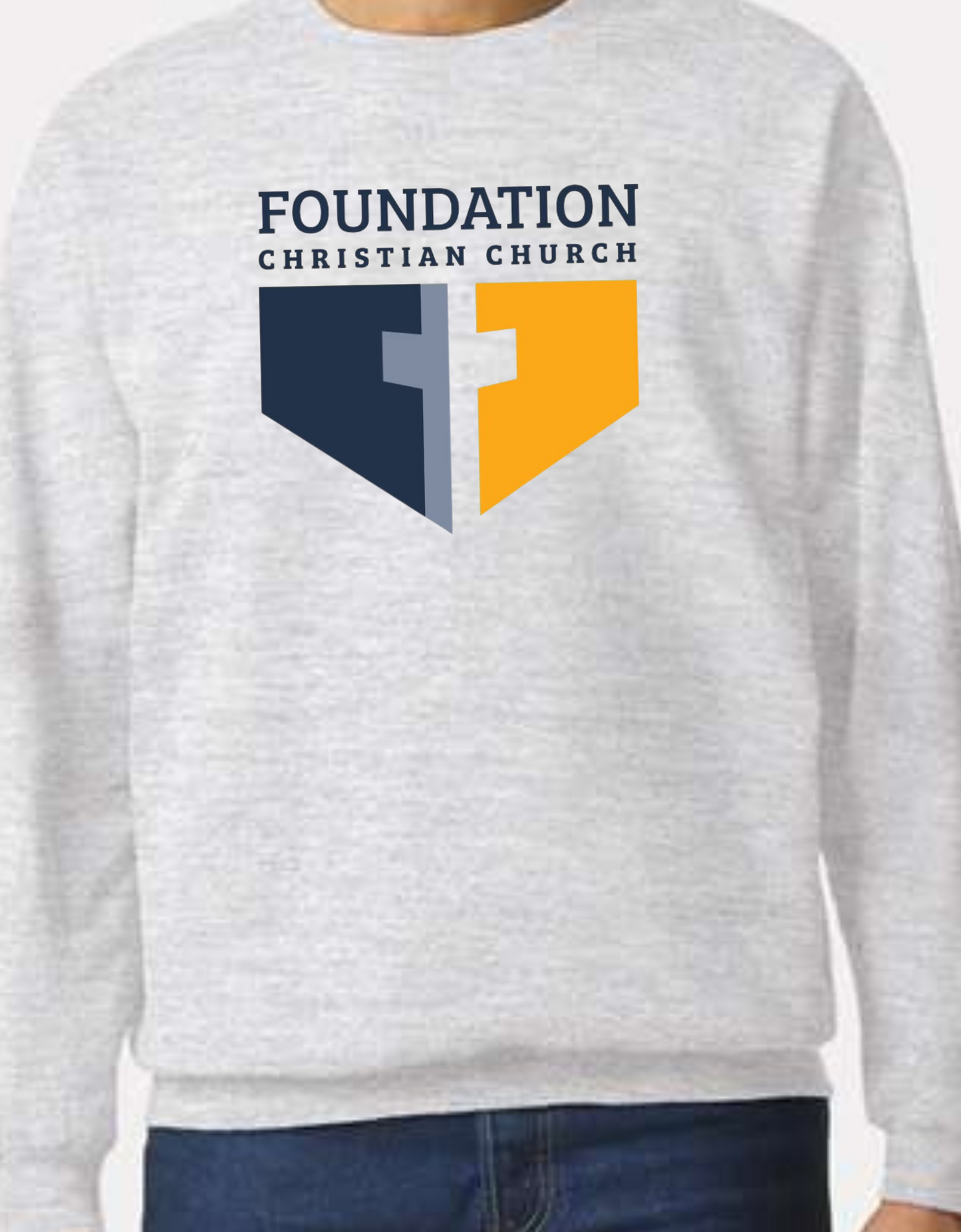 Foundation Christian Church Unisex Crewneck Sweatshirt Sizes S-5XL