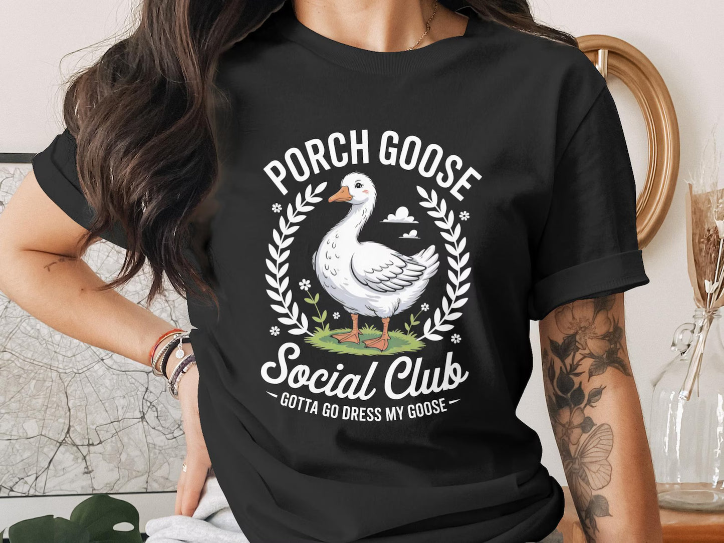Porch Goose Social Club T-Shirt Unisex Sizes S-5XL, Join The Club!