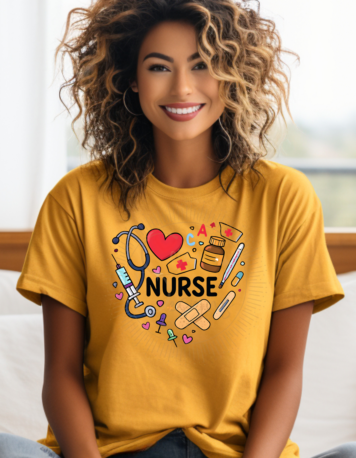 Heart Nurse T-Shirt – Bella+Canvas | Perfect for Nurses Day | Unisex Fit Sizes XS-3XL