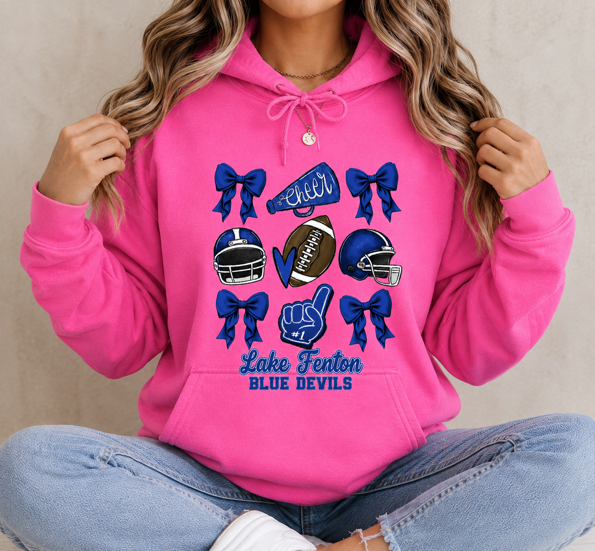 Lake Fenton Cheer & Football Spirit Wear | Gildan Softstyle T-Shirt, Crewneck Sweatshirt or Hoodie