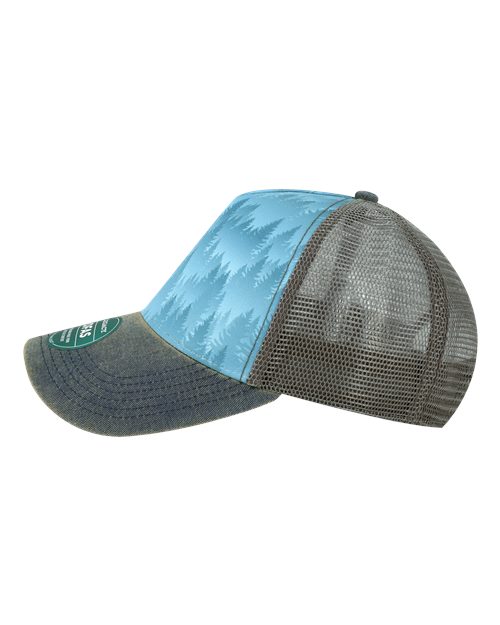 Foundation Christian Church Legacy Blue Pines Five Panel Trucker Snap Back Hat