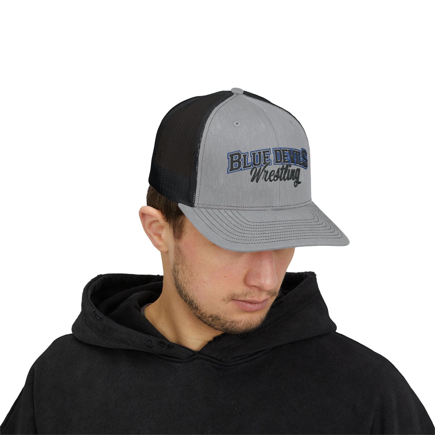 Blue Devils Wrestling Snapback Trucker Cap