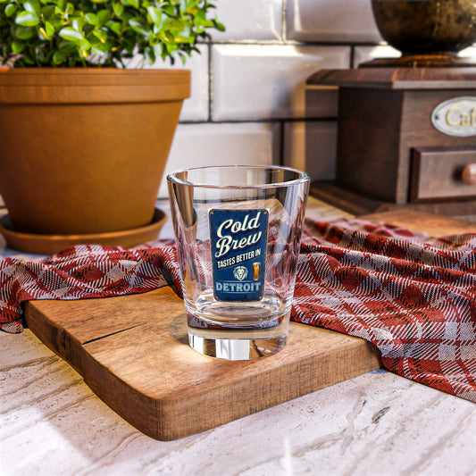 Beer Tastes Better In Detroit 1.5 oz Shot Glass, Father's Day Gift, Gift For Him, Lions Football Fan, Detroit, Michigan