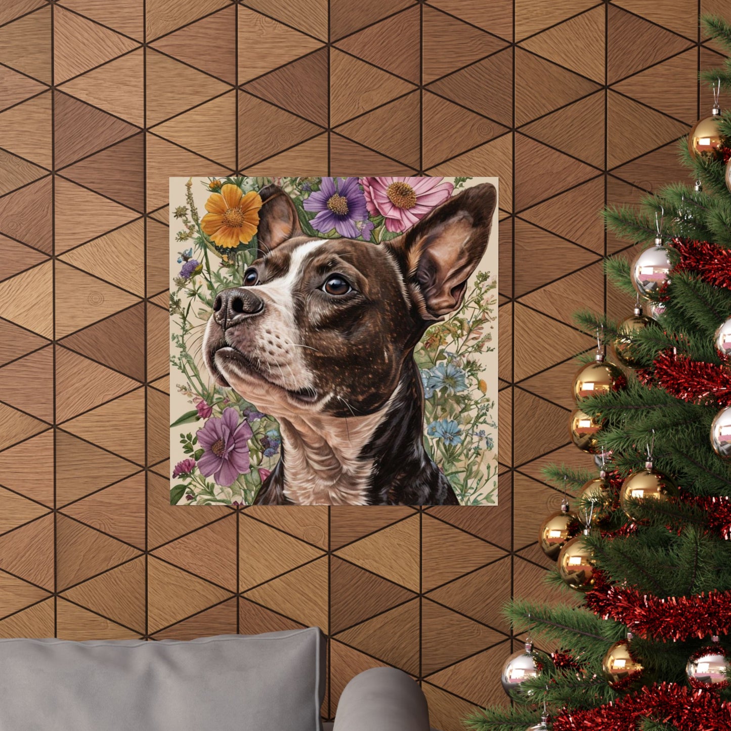 Poster - Jack Russel Boston Terrier Mix BoJack Matte Vertical
