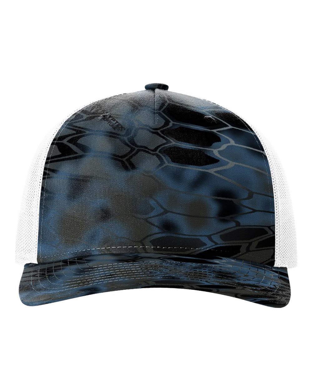 Printed Five-Panel Trucker Cap – Kryptec Pontus/White Mesh Snapback Hat Other Colors Also Avialable