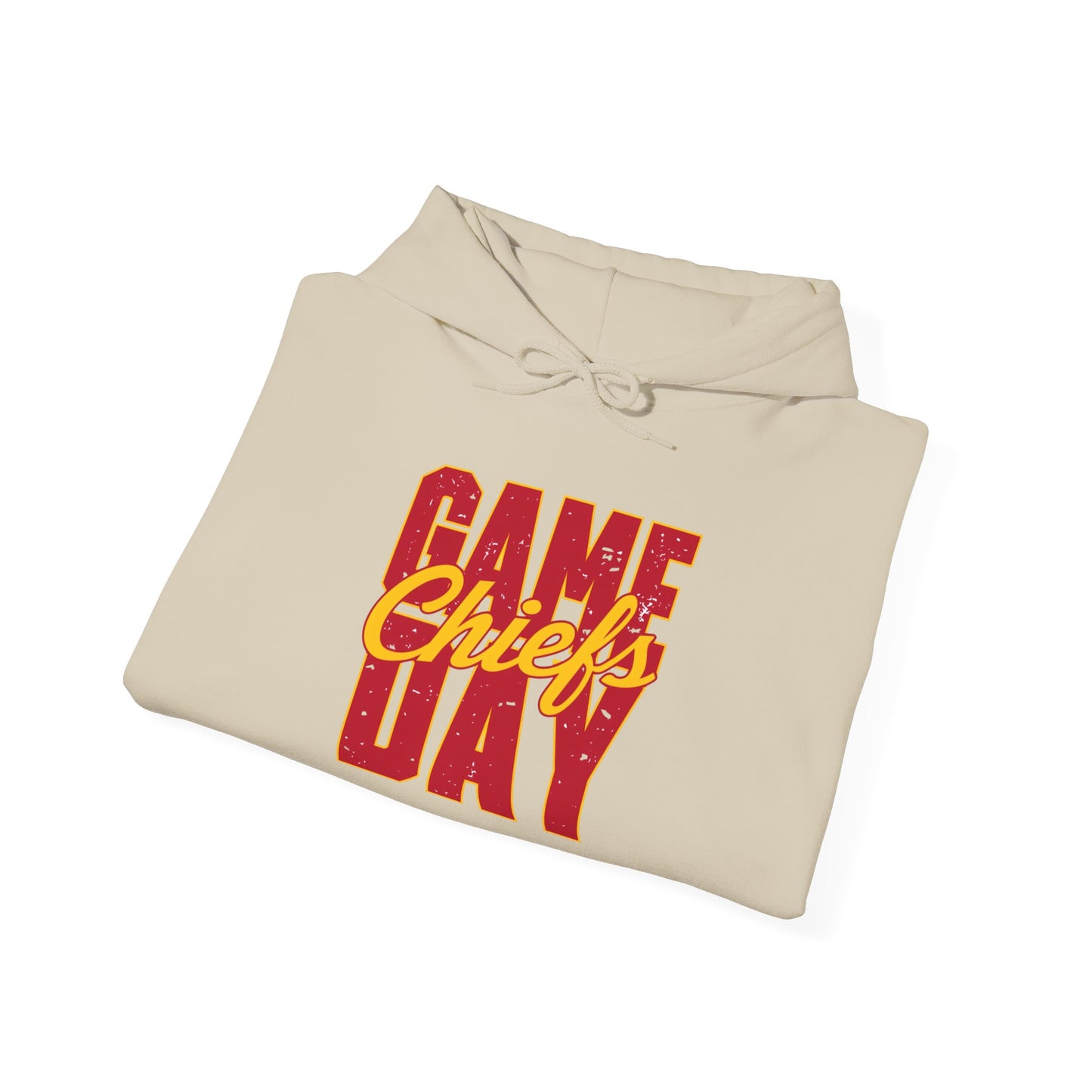 Chiefs Game Day Hoodie, Unisex Hooded Sweatshirt for Chiefs Football Fans, Cozy Chiefs Fan Gear