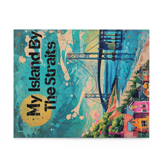 Mackinac Island, Mackinac Bridge, Great Lakes, Mackinaw City Michigan, Upper Peninsula Puzzle (120, 252, 500-Piece), Mother's Day Gift Idea