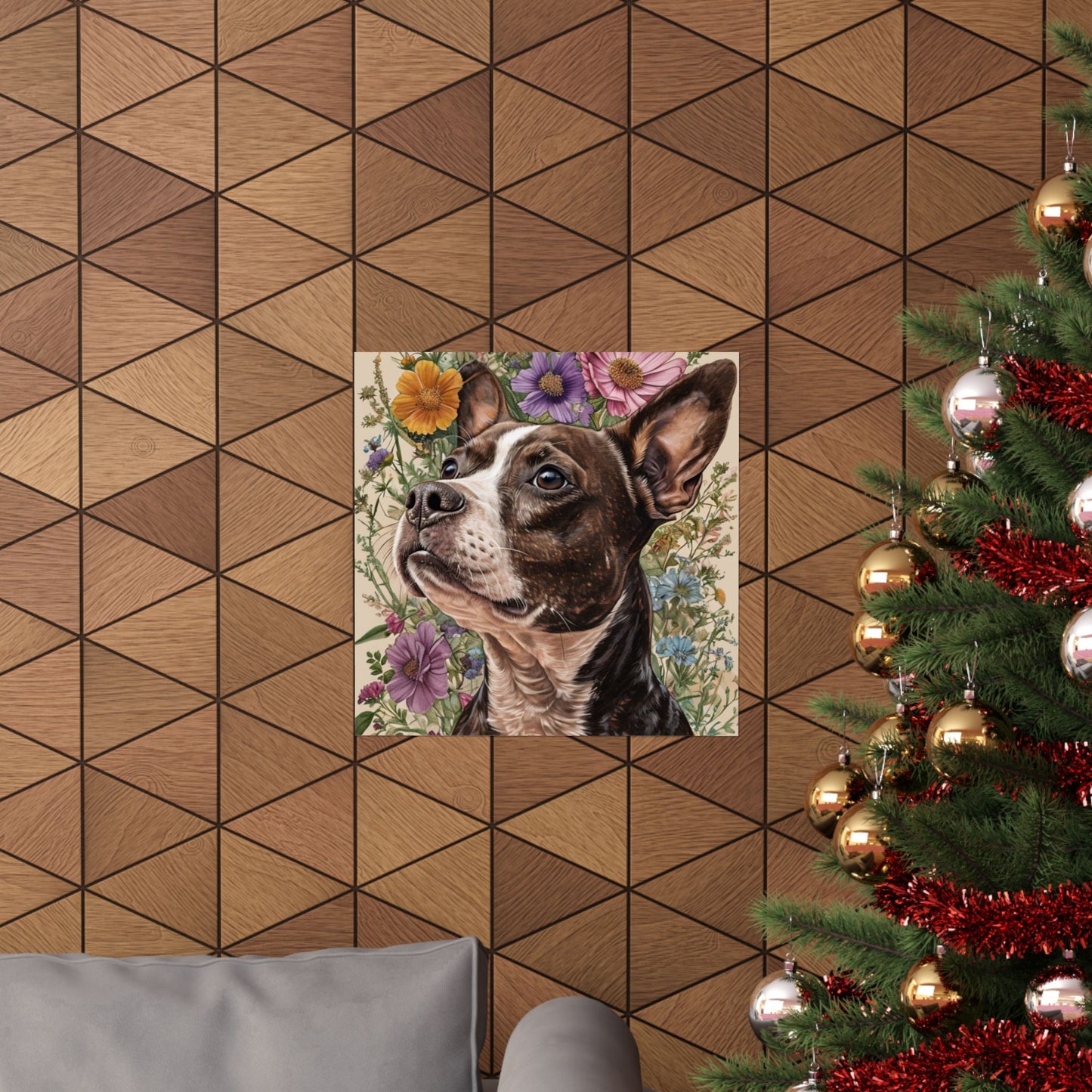 Poster - Jack Russel Boston Terrier Mix BoJack Matte Vertical