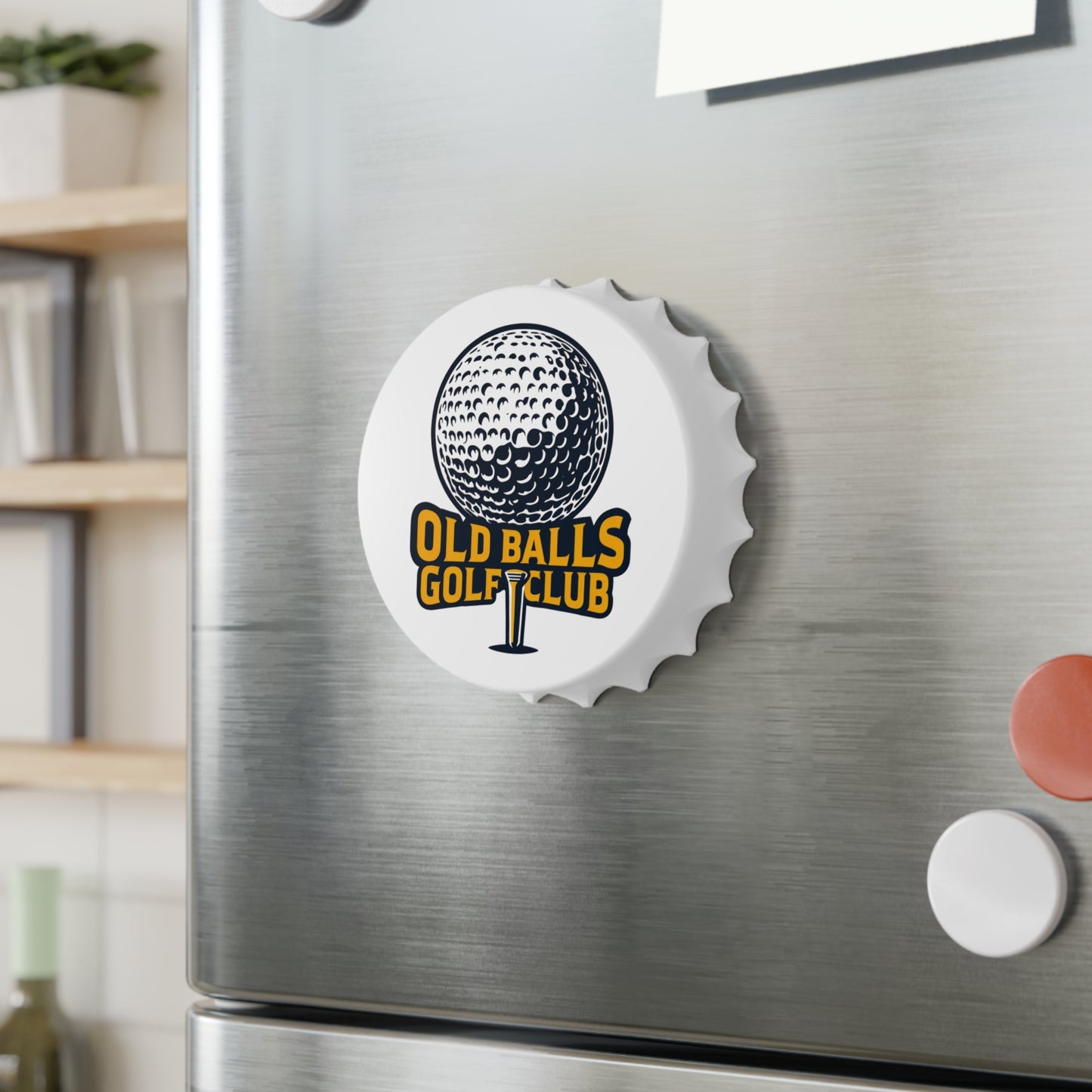 Bottle Opener, Old Balls Golf Club Funny, Father's Day, Golf Lover Gift, Golfing Dad Present, Sports Barware, Golf Tournament Prize