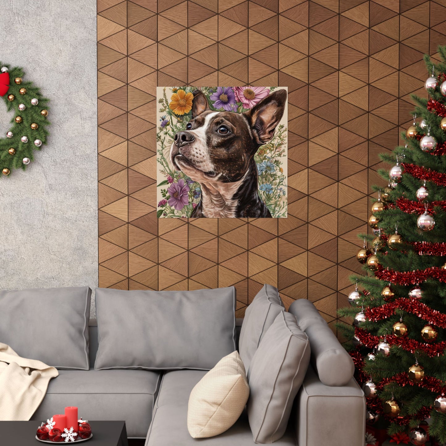 Poster - Jack Russel Boston Terrier Mix BoJack Matte Vertical