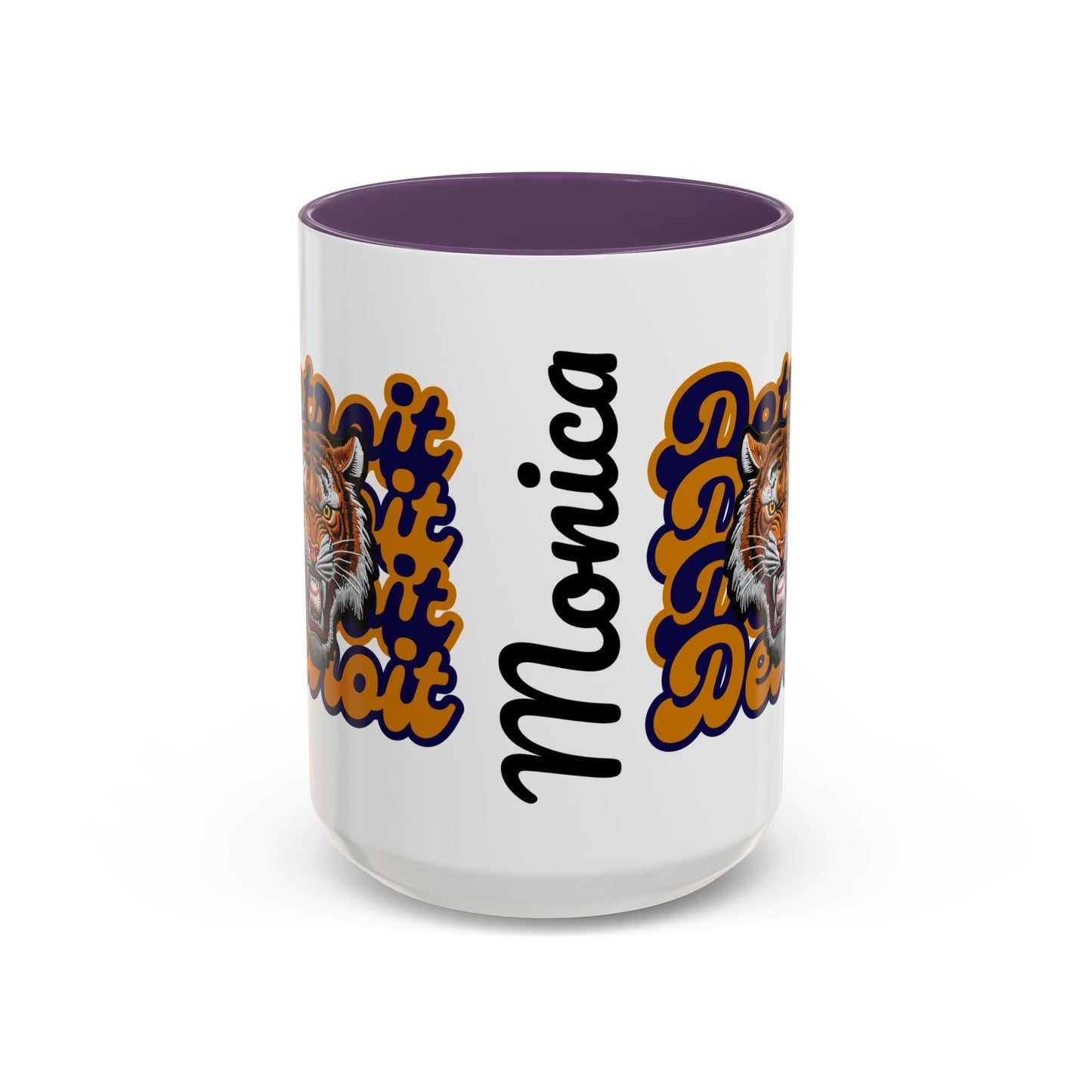 Bold Detroit Baseball, Tiger Coffee Mug, Fun Gift for Detroit Fans, Cute Tea Mug, Customizable Accent Mug, Collectible Sports Mug
