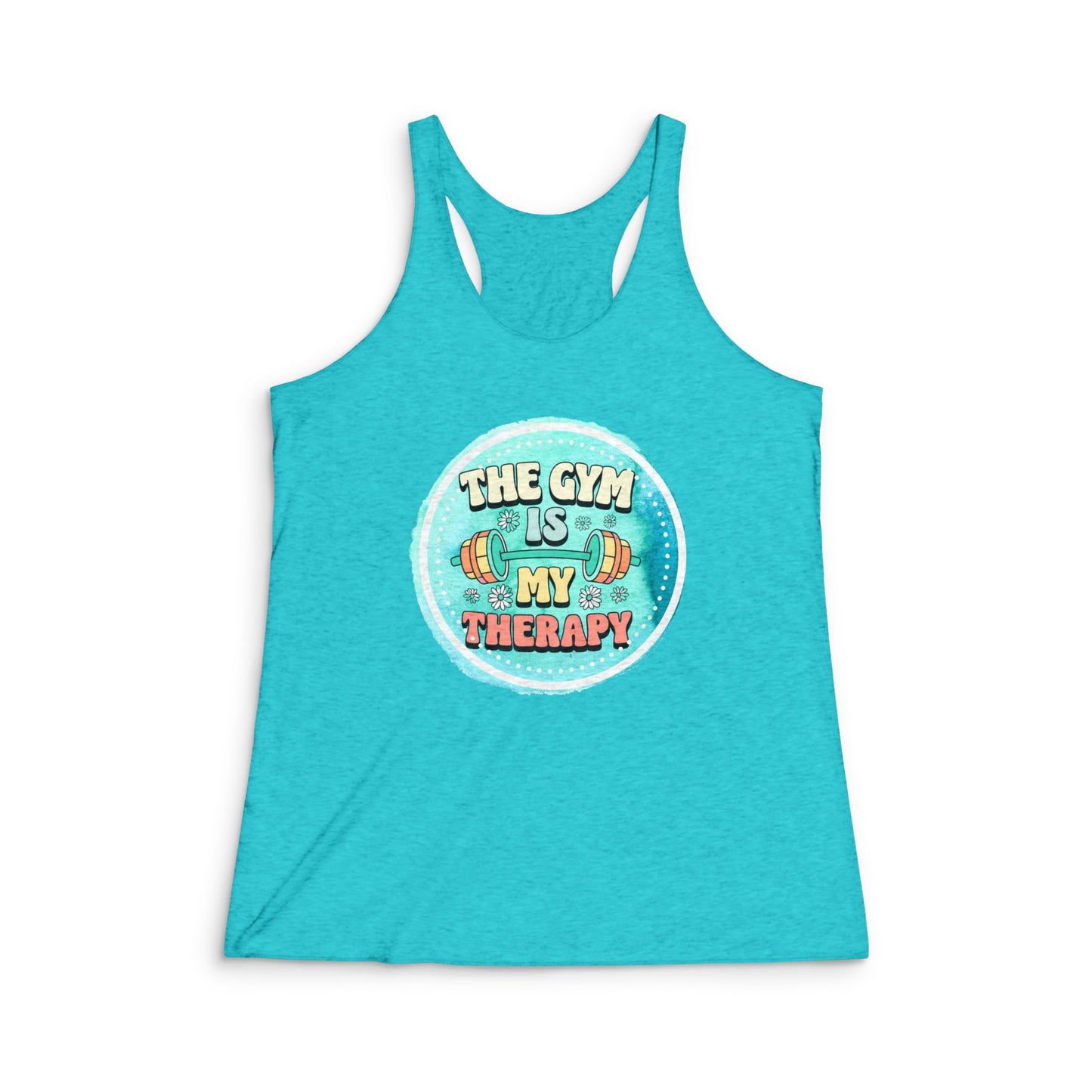 Gym Is My Therapy Tank Top, Workout Tank, Fitness Apparel, Racerback Tank, Gym Shirt for Women,