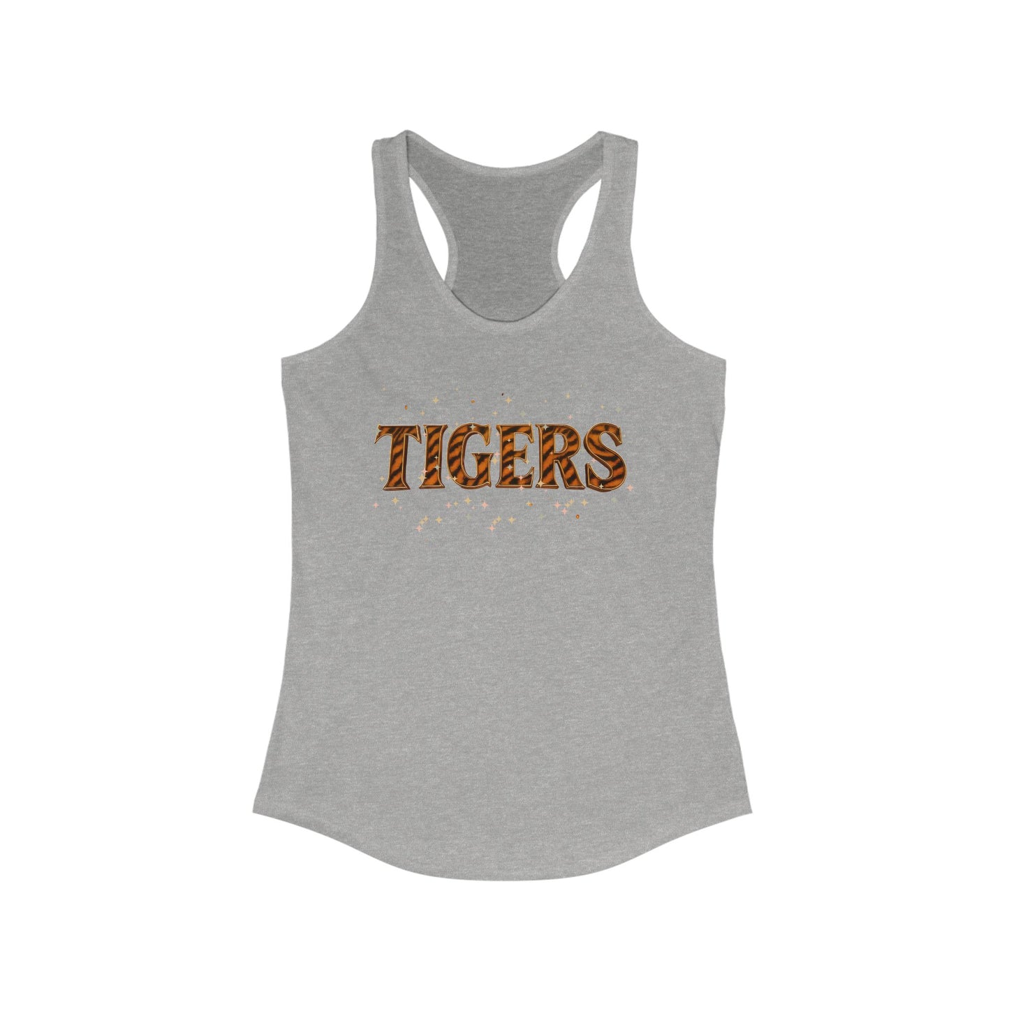 Racerback Tank Tiger Baseball Fan Gear Apparel, Next Level