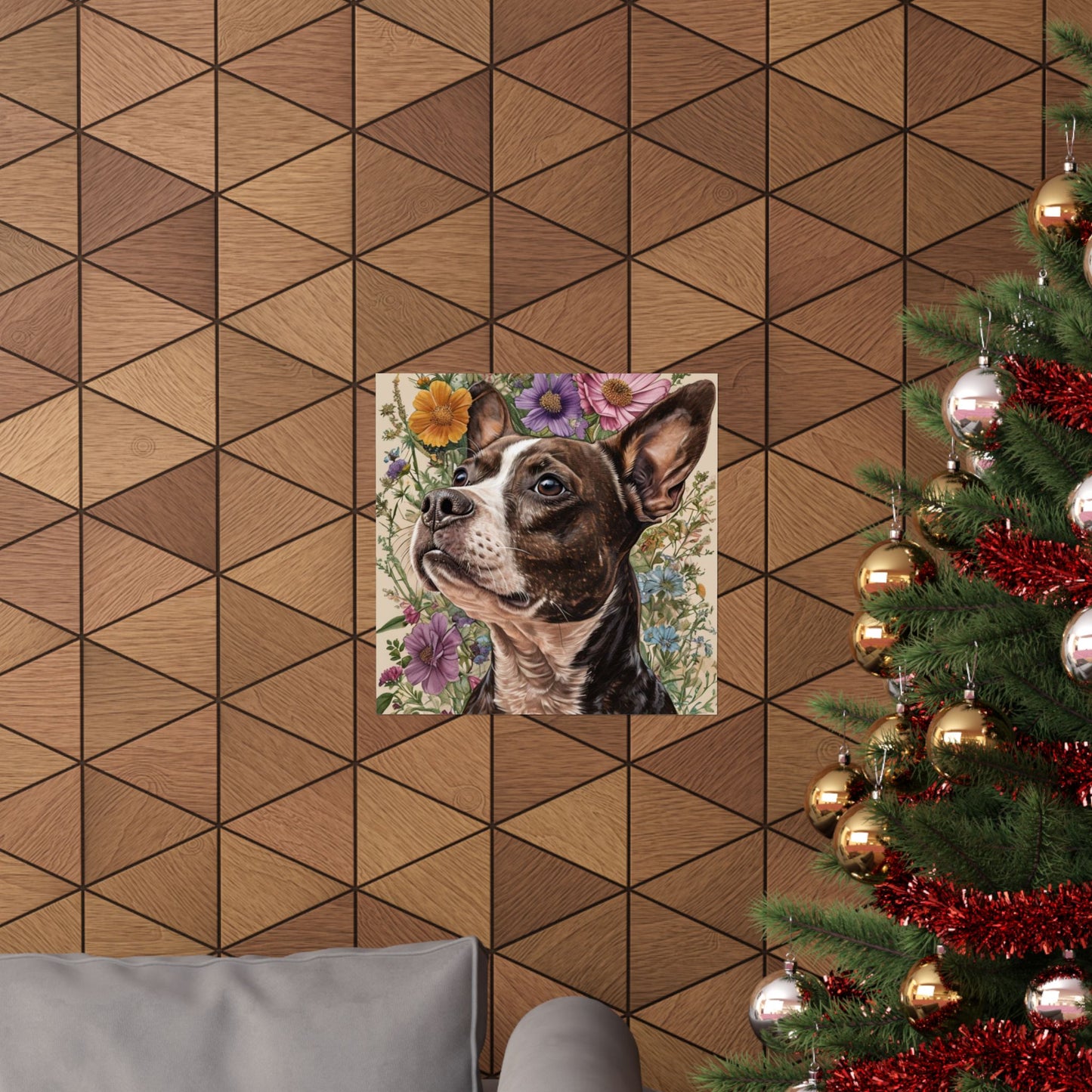 Poster - Jack Russel Boston Terrier Mix BoJack Matte Vertical