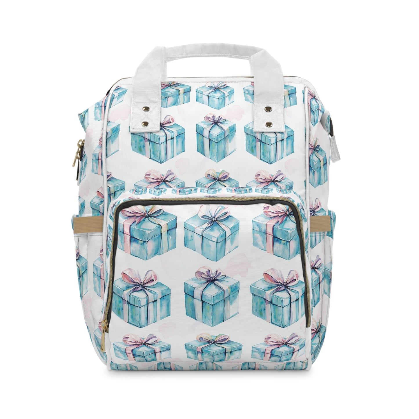 Tiffany Blue Backpack, Diaper Bag, Mommy Bag, Travel Bag, Baby Shower Gift, Nursery Organizer