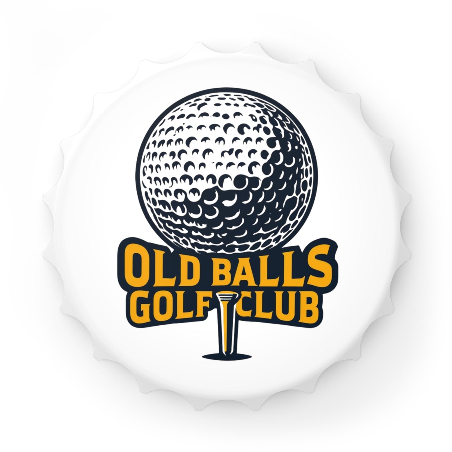 Bottle Opener, Old Balls Golf Club Funny, Father's Day, Golf Lover Gift, Golfing Dad Present, Sports Barware, Golf Tournament Prize