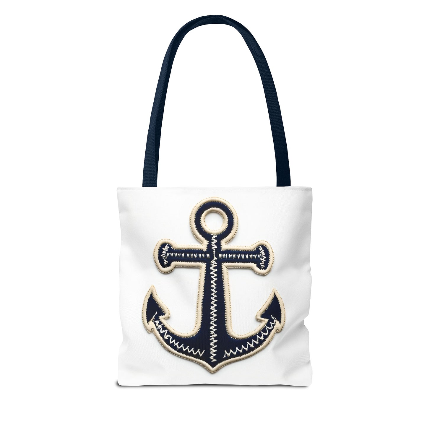 Nautical Boat Day Tote Bag with Anchor, Beach Bag, Summer Tote, Canvas Tote, Shoulder Bag, Vacation Bag