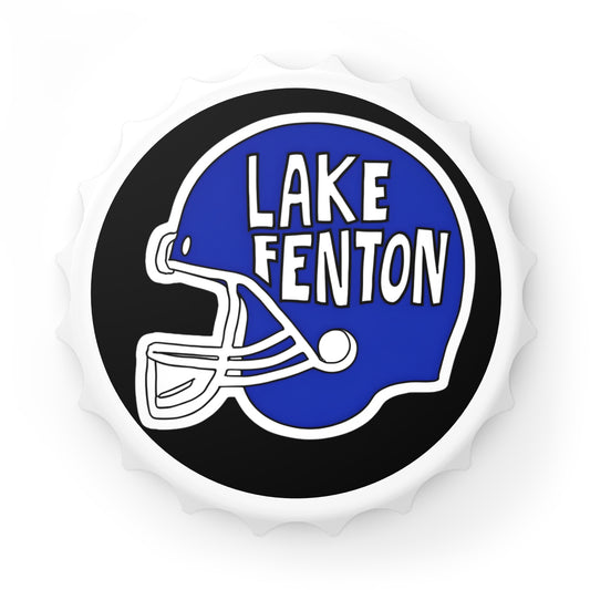 Bottle Opener, Personalized Lake Fenton Blue Devils Football Coach Gift, School Team Spirit, Customizable Gift, School Pride, Michigan