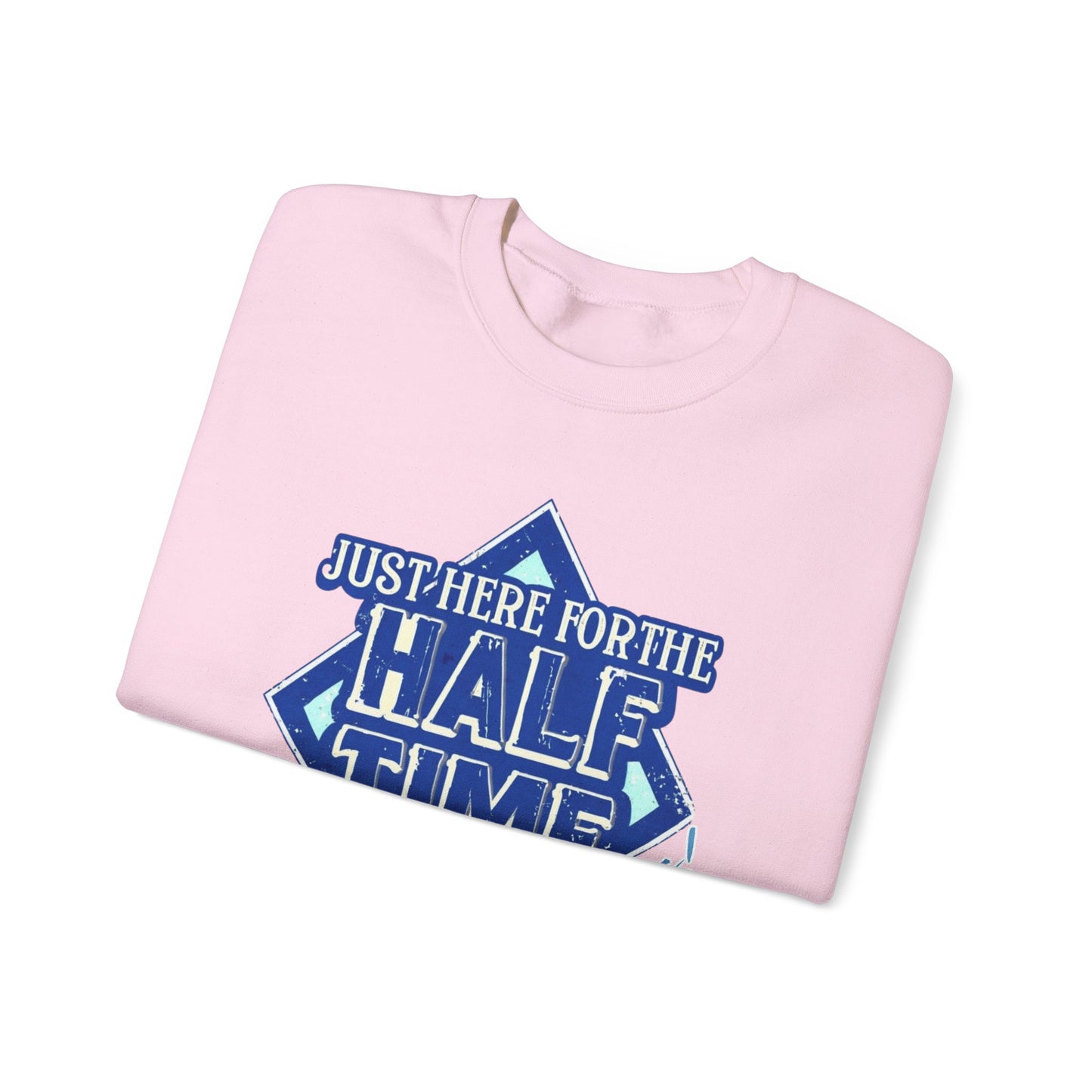 Super Bowl Here For The Half Time Show Go Lions Sweatshirt - Unisex Crewneck, Football Fan Gift, Super Bowl Sunday Apparel, Game Day Wear,