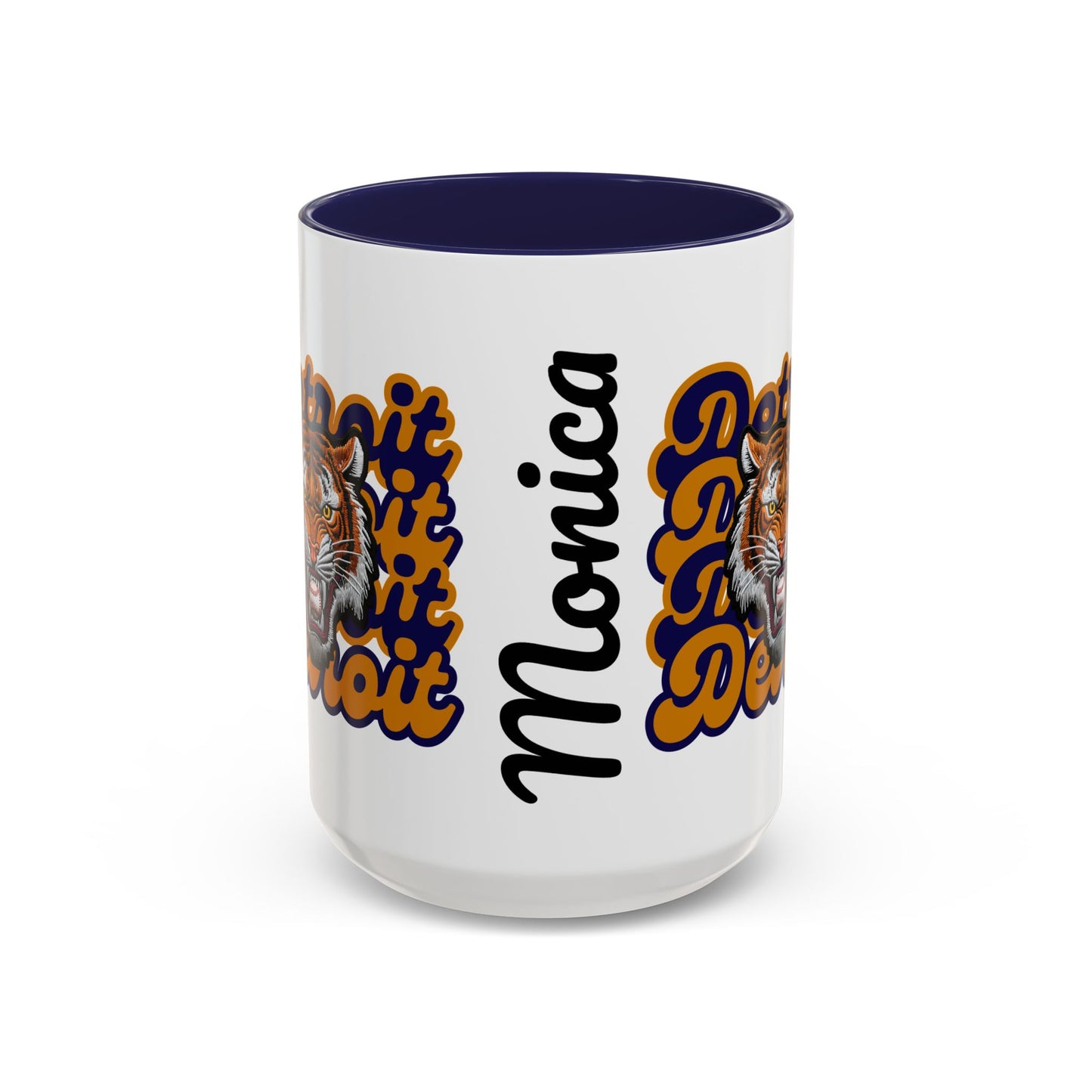 Bold Detroit Baseball, Tiger Coffee Mug, Fun Gift for Detroit Fans, Cute Tea Mug, Customizable Accent Mug, Collectible Sports Mug
