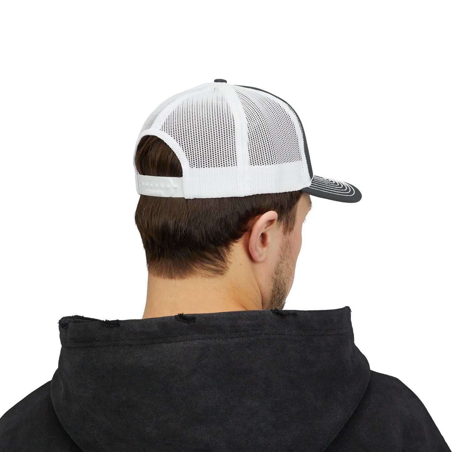 Lake Fenton Wrestling Mat Snapback Trucker Cap, Embroidered Design