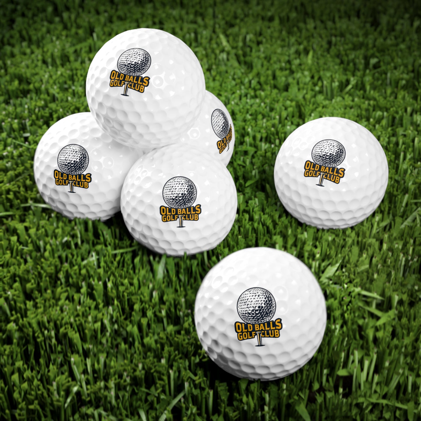 Golf Balls, Retirement Gift, Funny Father's Day, Personalized Golf Balls, Custom Golf Balls, Gift For Golfers, Old Balls Golf Club