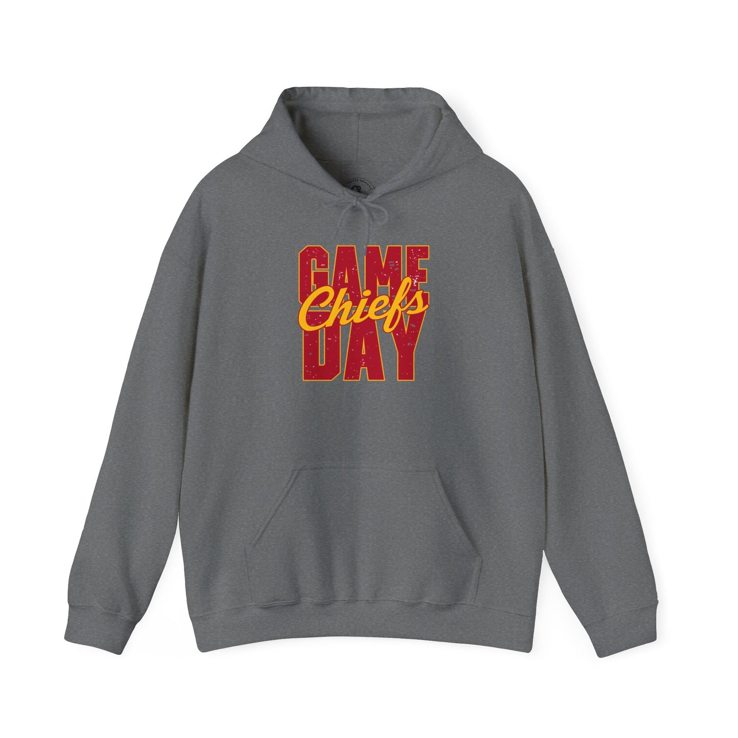 Chiefs Game Day Hoodie, Unisex Hooded Sweatshirt for Chiefs Football Fans, Cozy Chiefs Fan Gear