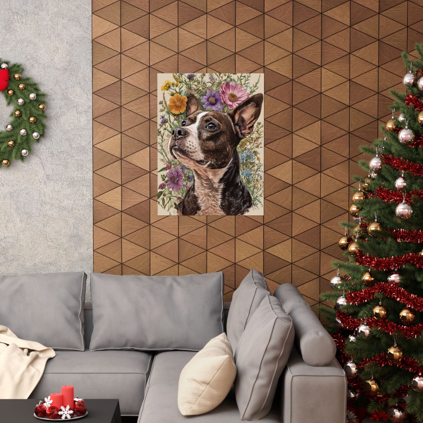 Poster - Jack Russel Boston Terrier Mix BoJack Matte Vertical