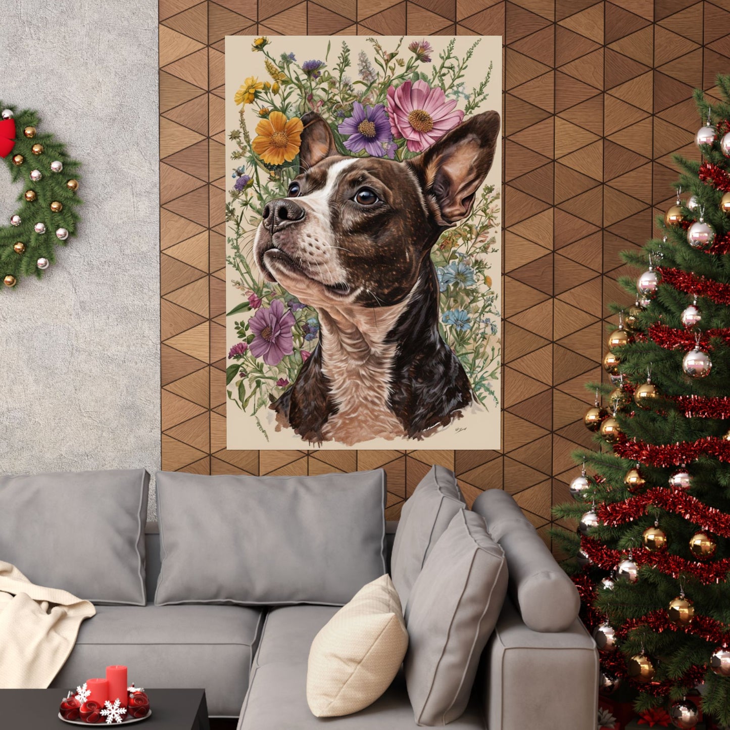 Poster - Jack Russel Boston Terrier Mix BoJack Matte Vertical