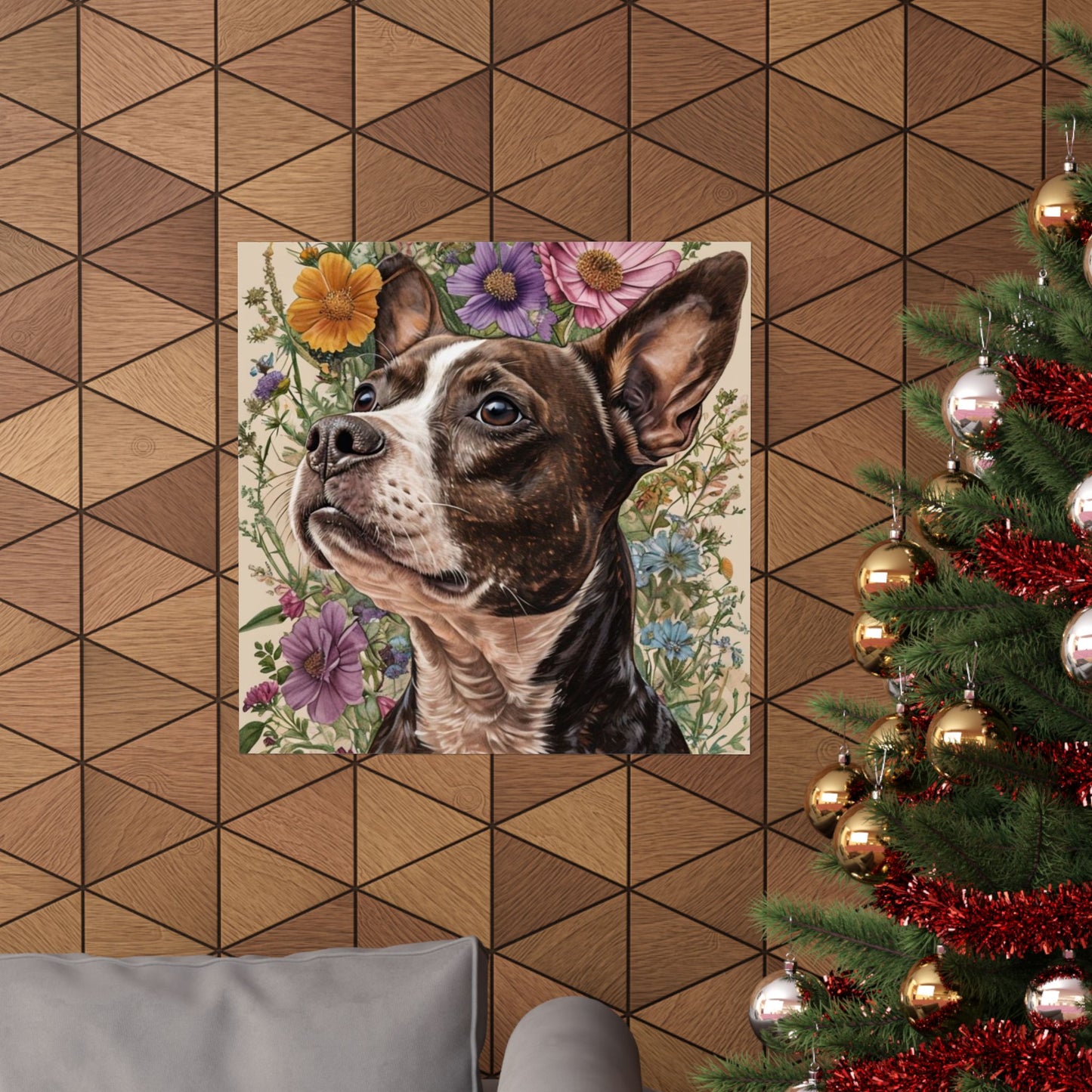Poster - Jack Russel Boston Terrier Mix BoJack Matte Vertical