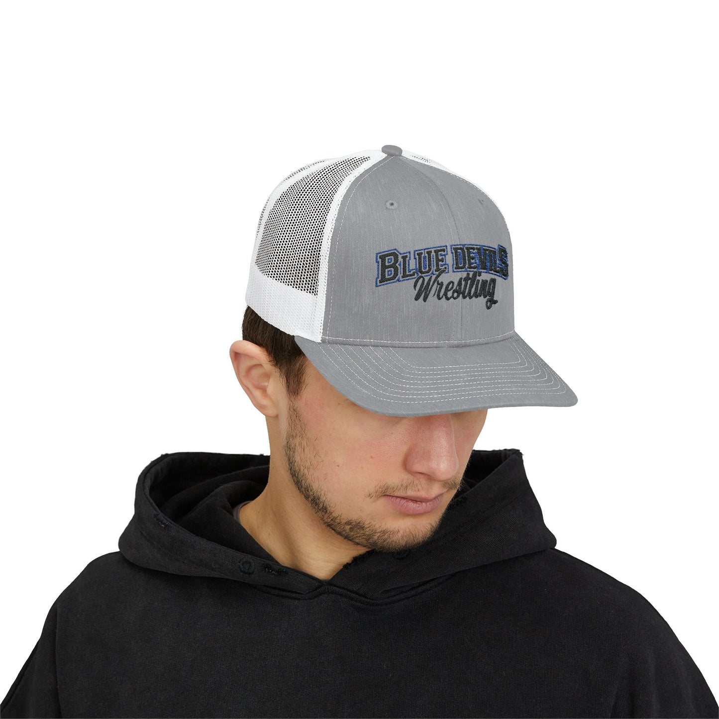 Blue Devils Wrestling Snapback Trucker Cap