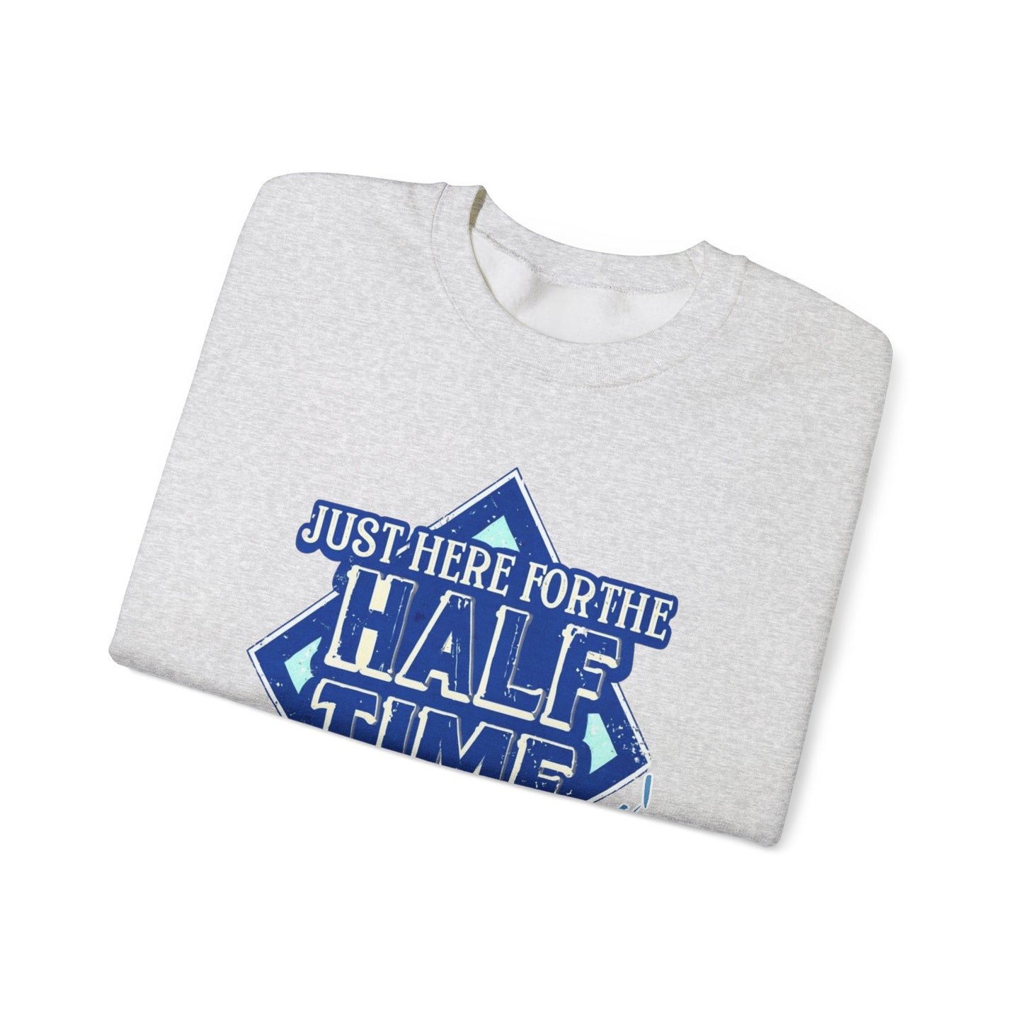 Super Bowl Here For The Half Time Show Go Lions Sweatshirt - Unisex Crewneck, Football Fan Gift, Super Bowl Sunday Apparel, Game Day Wear,