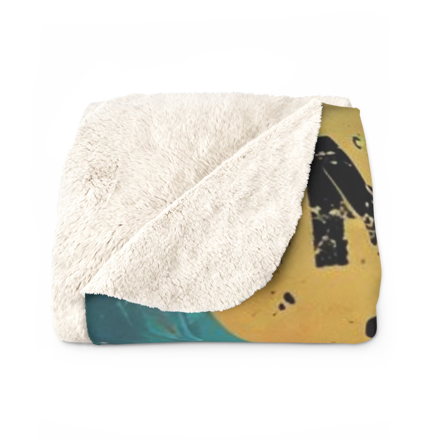 Sherpa Fleece Blanket, My Island By The Straits, Mackinac Island, Mackinac Bridge, Michigan - Cozy Home Decor, Travel Gift, Michigan