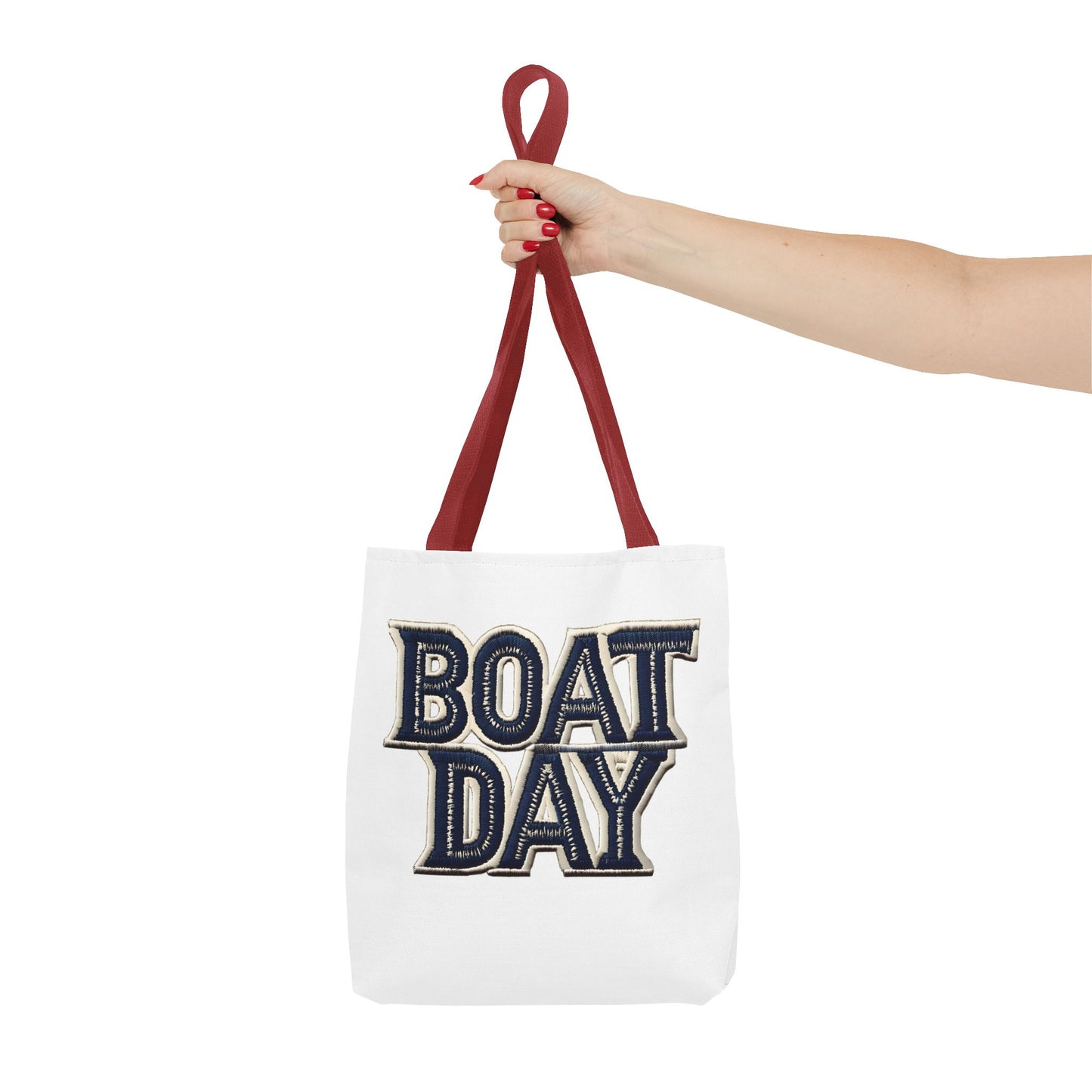 Nautical Boat Day Tote Bag with Anchor, Beach Bag, Summer Tote, Canvas Tote, Shoulder Bag, Vacation Bag