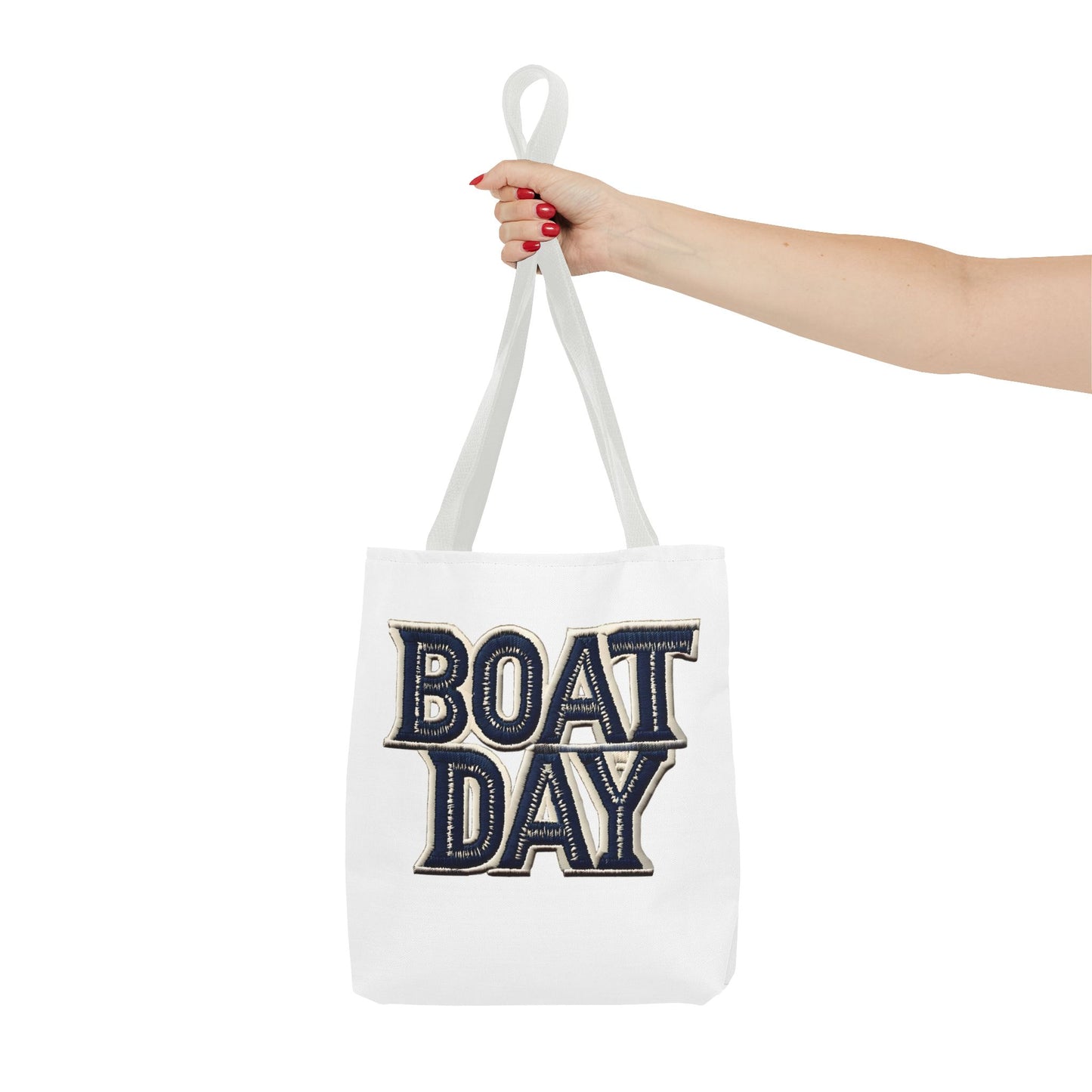 Nautical Boat Day Tote Bag with Anchor, Beach Bag, Summer Tote, Canvas Tote, Shoulder Bag, Vacation Bag
