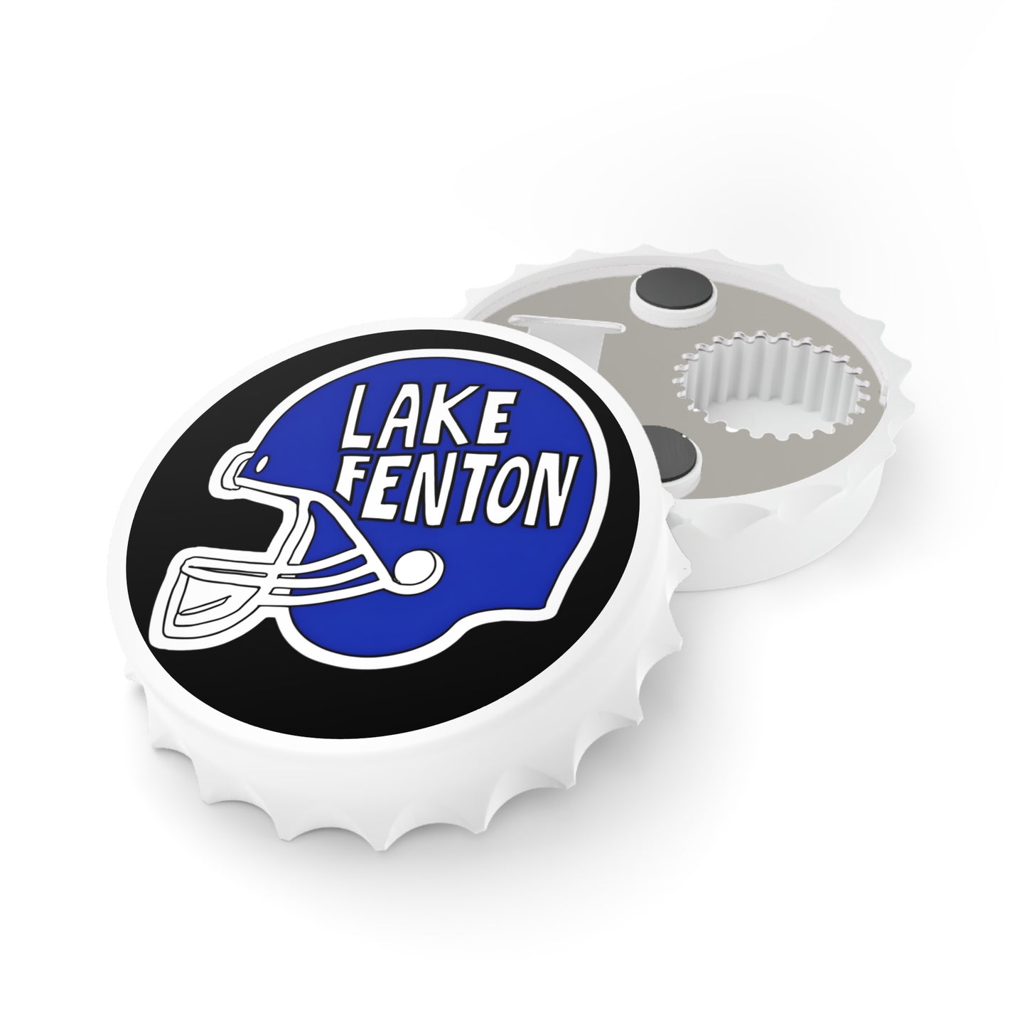 Bottle Opener, Personalized Lake Fenton Blue Devils Football Coach Gift, School Team Spirit, Customizable Gift, School Pride, Michigan