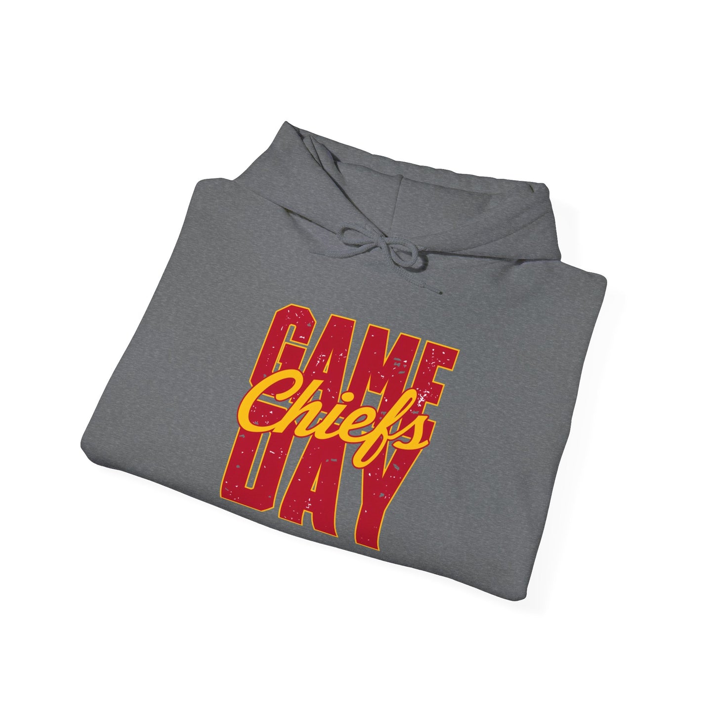 Chiefs Game Day Hoodie, Unisex Hooded Sweatshirt for Chiefs Football Fans, Cozy Chiefs Fan Gear