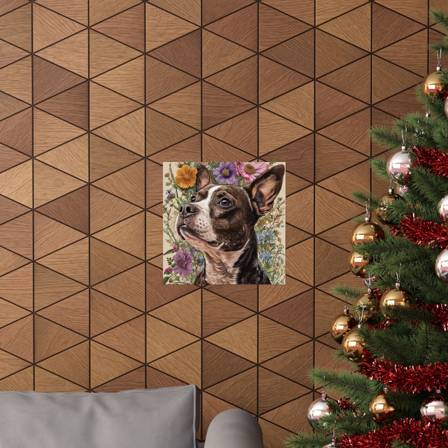Poster - Jack Russel Boston Terrier Mix BoJack Matte Vertical