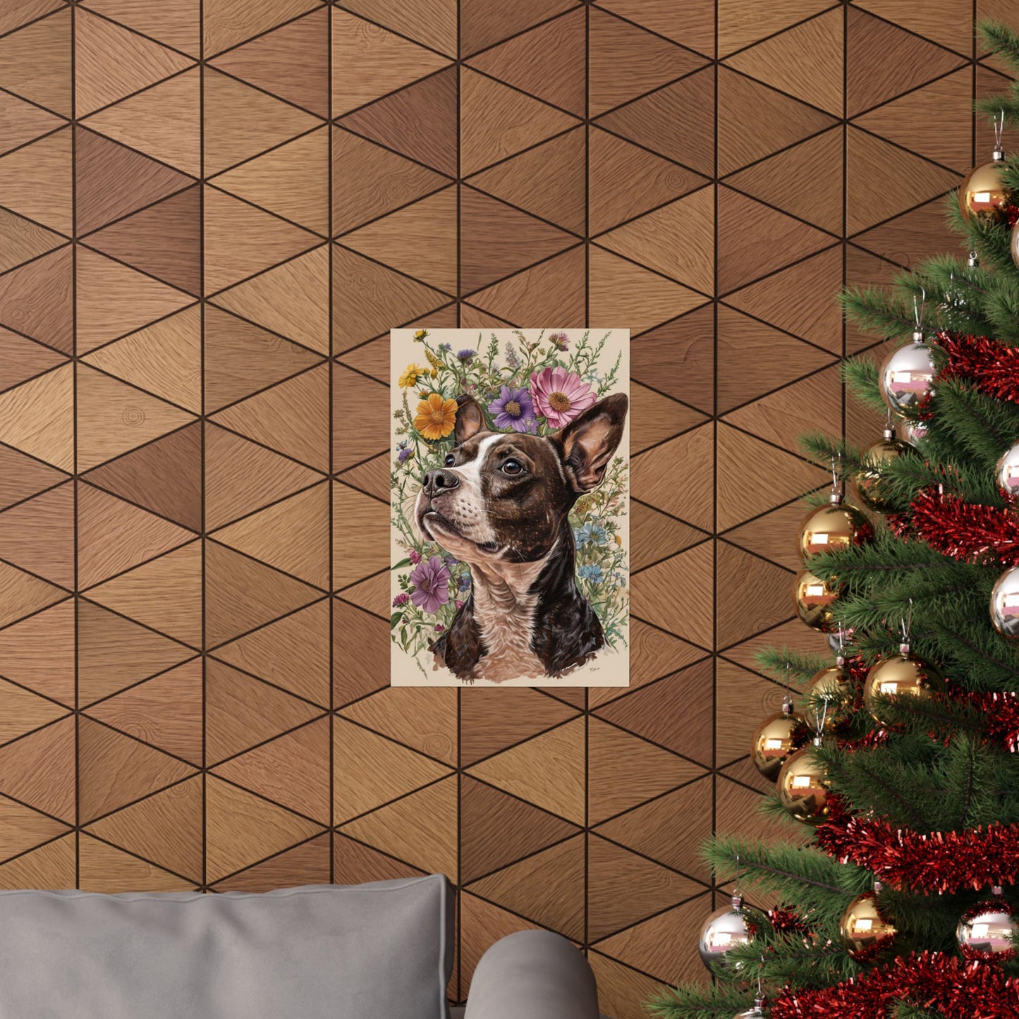 Poster - Jack Russel Boston Terrier Mix BoJack Matte Vertical