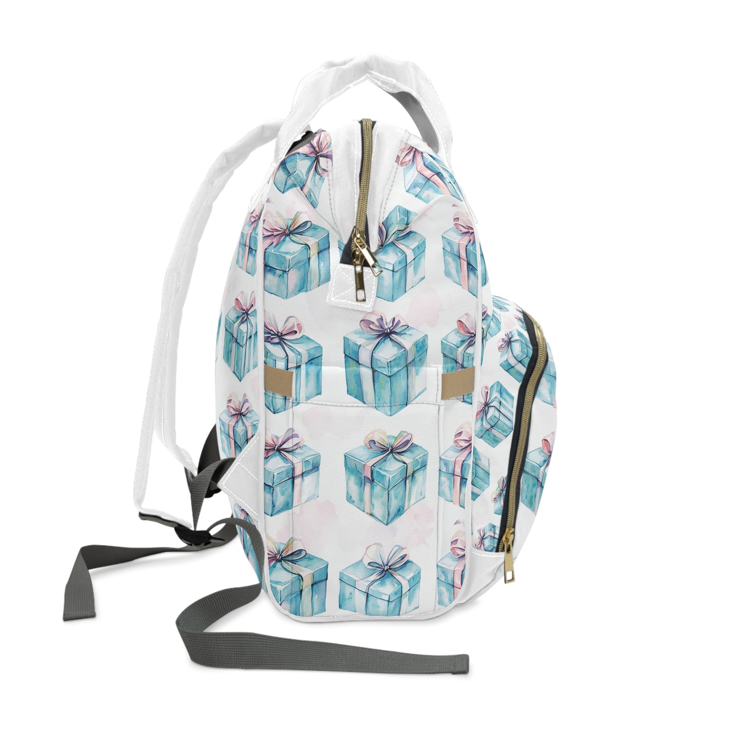 Tiffany Blue Backpack, Diaper Bag, Mommy Bag, Travel Bag, Baby Shower Gift, Nursery Organizer