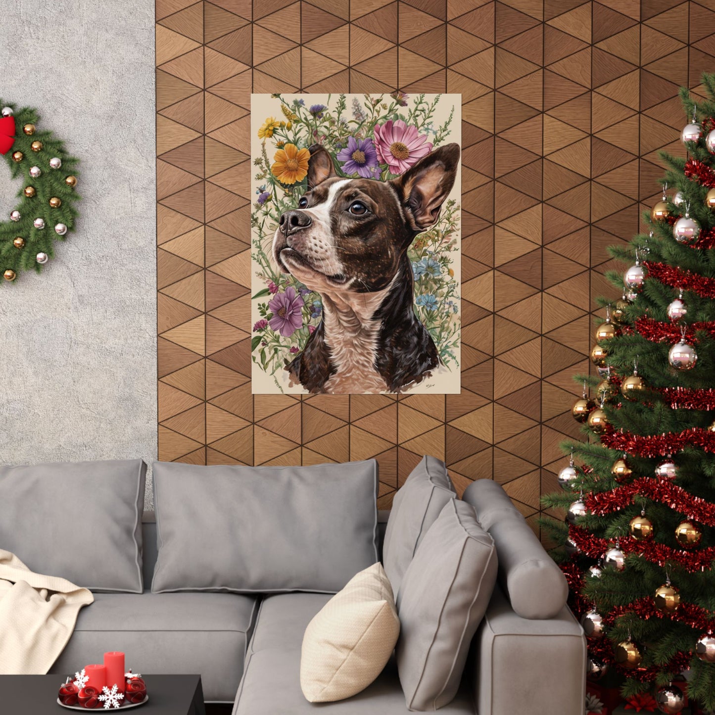 Poster - Jack Russel Boston Terrier Mix BoJack Matte Vertical
