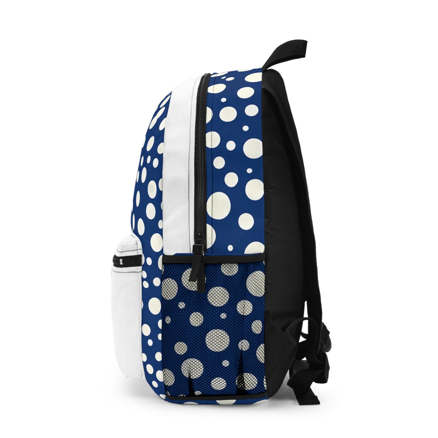 Personalized Backpack - Lake Fenton Blue Devils, Polka Dots - Back to School, Custom School Bag, Kids Backpack, School Supplies, Student