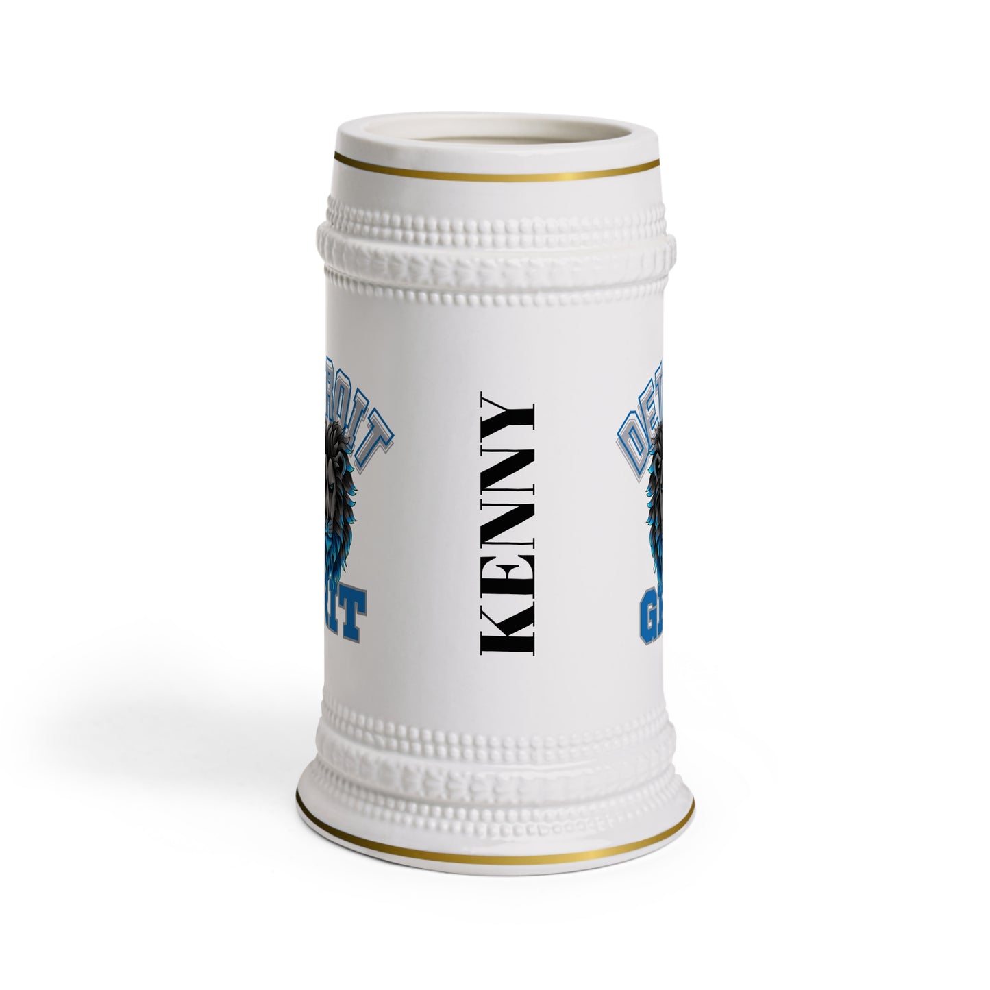 Custom Detroit Grit Beer Stein Mug | Unique Gift for Beer Lovers, Personalized Mug, Home Bar Decor, Best Friend Gift, Graduation Celebration